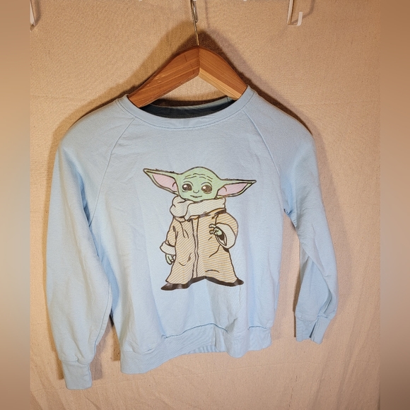 Star Wars Tops - Star Wars The Child Grogu baby Yoda large lightweight front & back sweater.